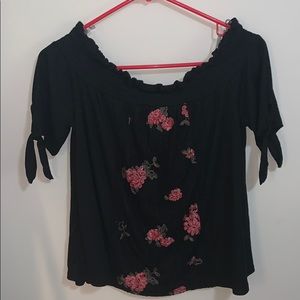 flowered blouse